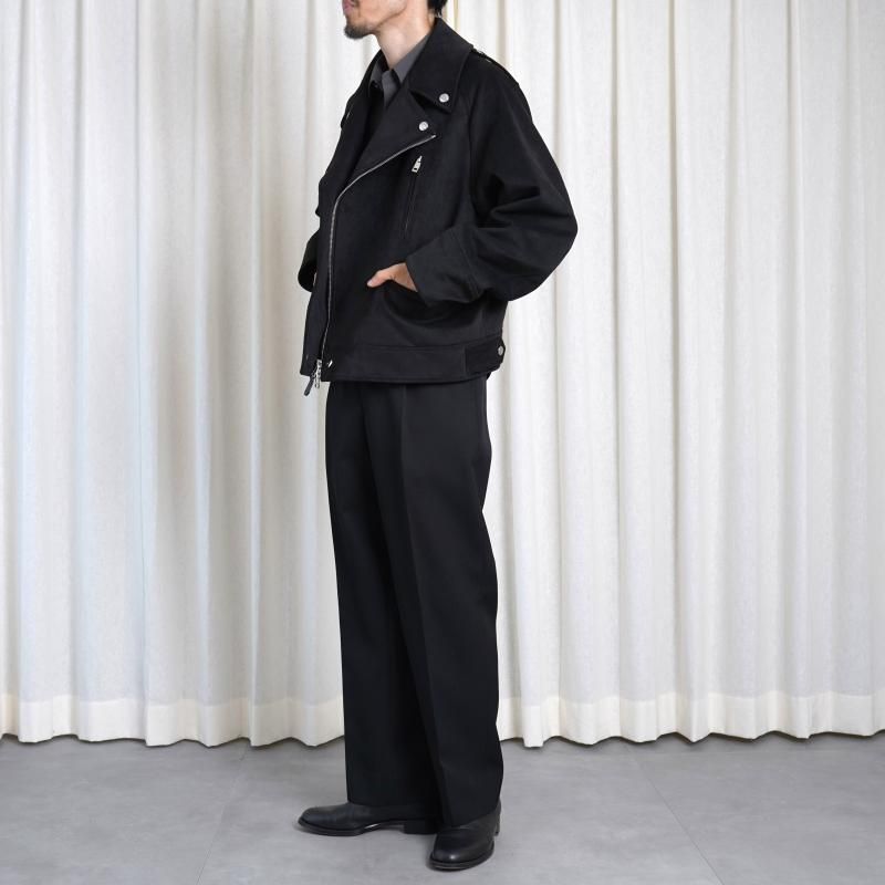 The reracs ジャケット 25aw 25A/W】【THE RERACS ザ・リラクス】 THE RIDERS JACKET / BLACK