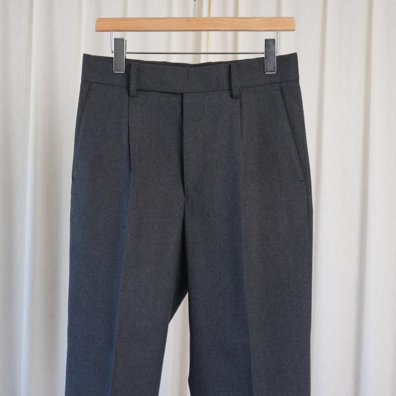 25A/WۡTHE RERACS 饯 THE SLACKS STRAIGHT / CHARCOAL GRAY
