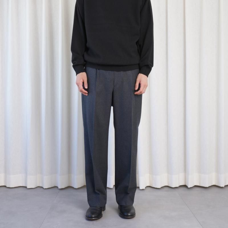 25A/WۡTHE RERACS 饯 THE SLACKS STRAIGHT / CHARCOAL GRAY

