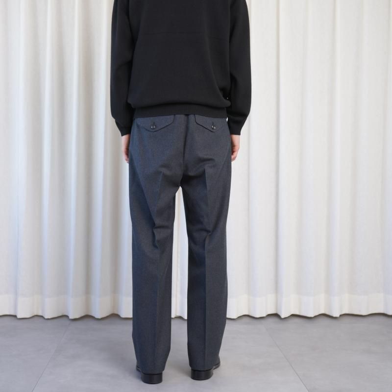 25A/WۡTHE RERACS 饯 THE SLACKS STRAIGHT / CHARCOAL GRAY
