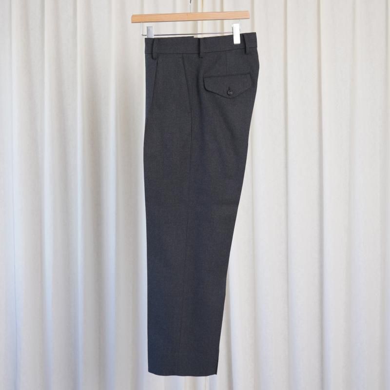 25A/WۡTHE RERACS 饯 THE SLACKS STRAIGHT / CHARCOAL GRAY
