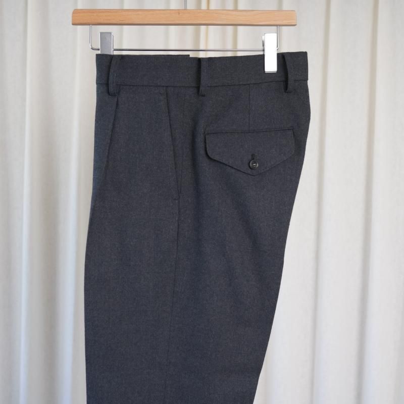 25A/WۡTHE RERACS 饯 THE SLACKS STRAIGHT / CHARCOAL GRAY
