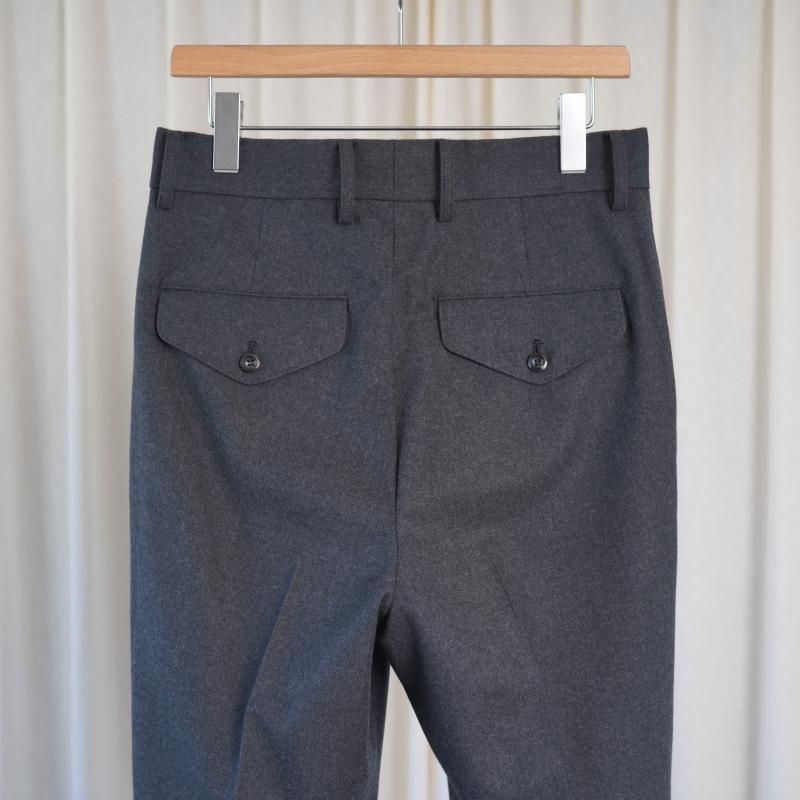 25A/WۡTHE RERACS 饯 THE SLACKS STRAIGHT / CHARCOAL GRAY
