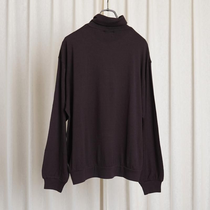 トップス ULTERIOR SUPERFINE WOOL COTTON HIGHNECK 程良く｜SUPER FINE WOOL COTTON HIGH NECK P/O｜ULTERIOR 23AW