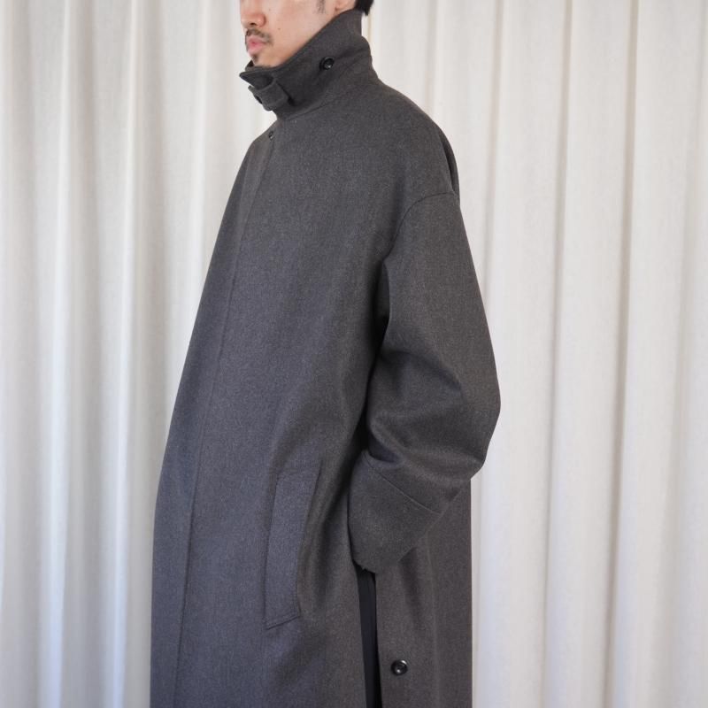 25A/W】【THE RERACS ザ・リラクス】 THE BAL COLLAR COAT / GRAY