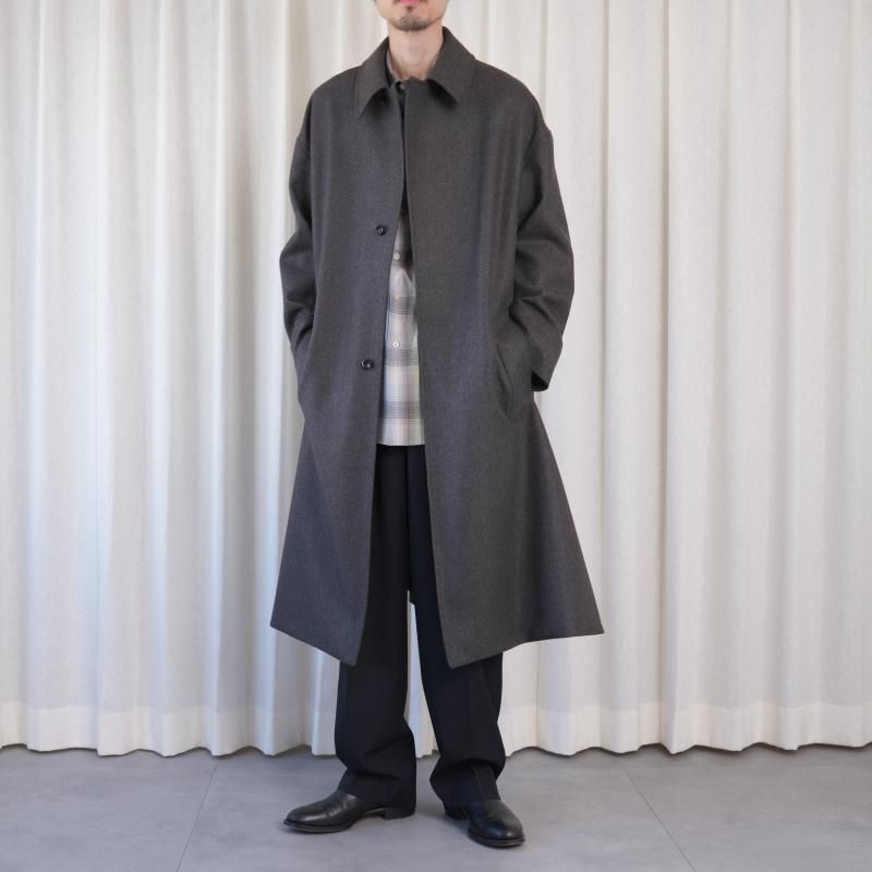 25A/W】【THE RERACS ザ・リラクス】 THE BAL COLLAR COAT / GRAY