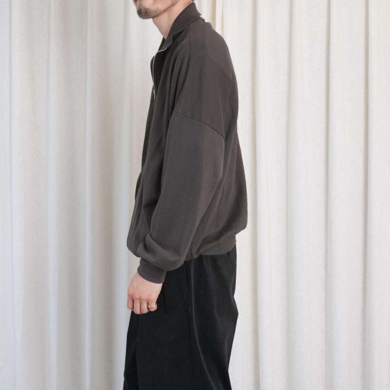 25AW AURALEE スーパーハイゲージ スウェットジップブルゾン BEAMS T（ビームスT）AURALEE / Super High Gauze Sweat Zip