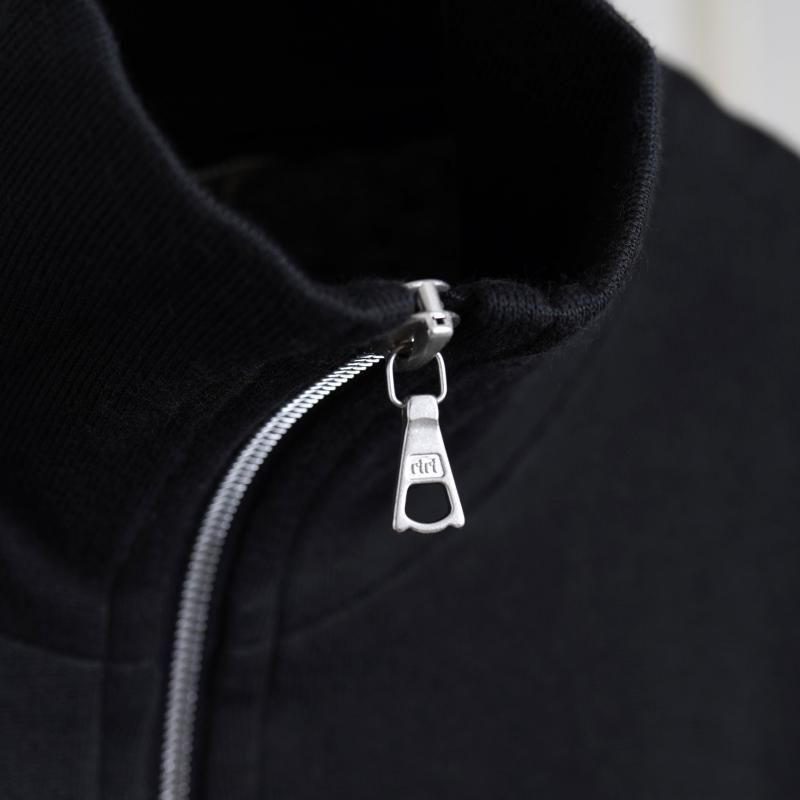 25A/WۡAURALEE ꡼ SUPER HIGH GAUGE SWEAT ZIP BLOUSON / INK BLACK