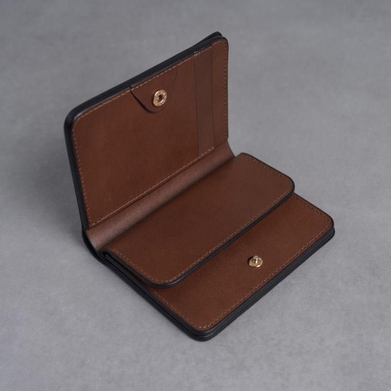 25A/W RESTOCKۡforme ե Post wallet ILCEA  / Black  Brown