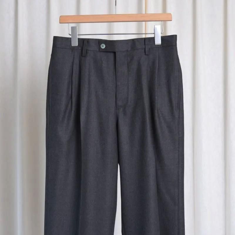 スーツ AURALEE 24AW SUPER LIGHT WOOL SLACKS AURALEE オーラリー】 SUPER LIGHT WOOL SLACKS / TOP CHARCOAL