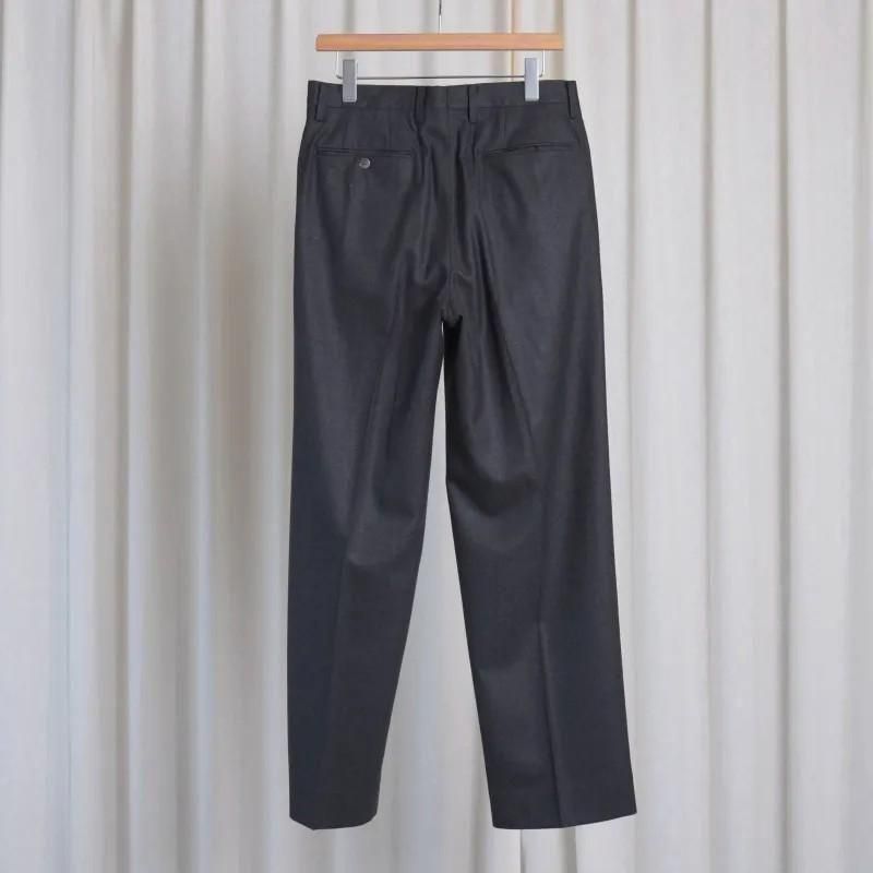 スーツ AURALEE 24AW SUPER LIGHT WOOL SLACKS AURALEE オーラリー】 SUPER LIGHT WOOL SLACKS / TOP CHARCOAL