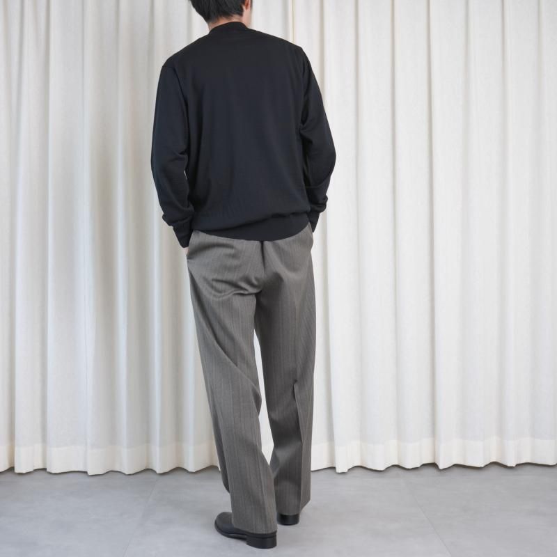 25A/WۡBATONER Хȥʡ SUPERIOR MERINO POLO / BLACK