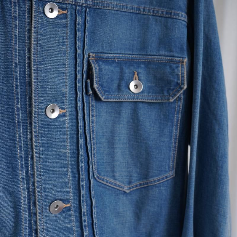 リラクス　THE RERACS 23SS 　クラシックブルー 23SS-REKN-348L-J THE RERACS ザ リラクス RERACS SHORT SLEEVE