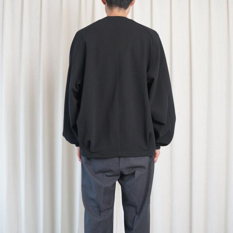 25A/WۡTHE RERACS 饯 THE RAGLAN SWEAT / BLACK