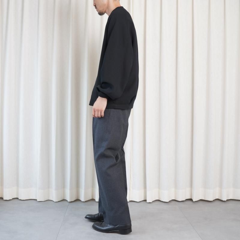 25A/WۡTHE RERACS 饯 THE RAGLAN SWEAT / BLACK