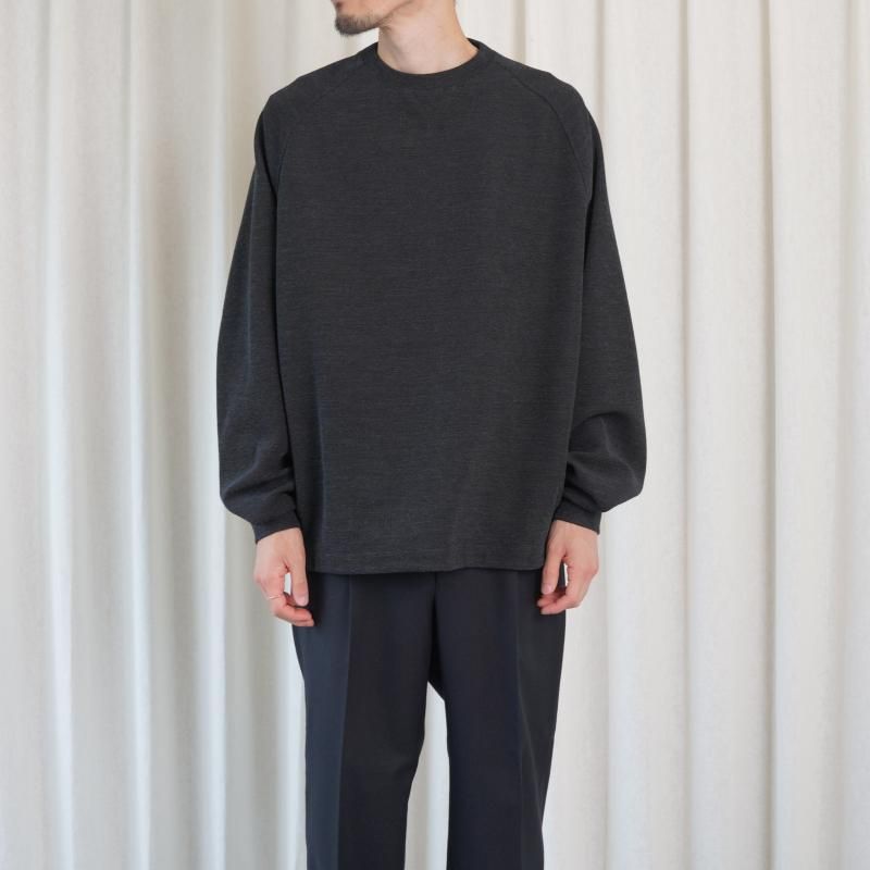 25A/WۡTHE RERACS 饯 THE RAGLAN SWEAT / GRAY