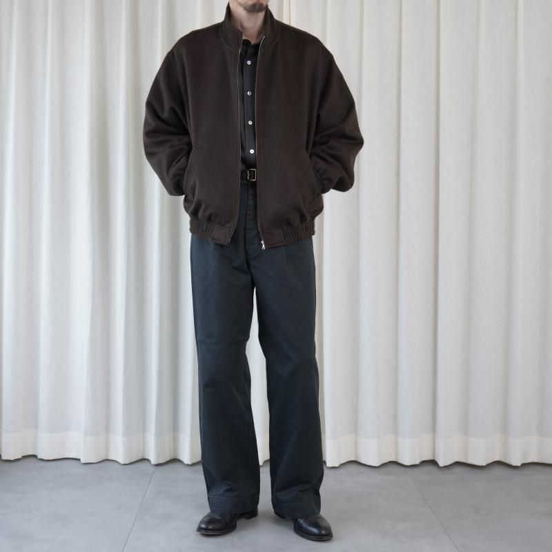オーラリーProductDyedFinxChinoOneTuckPants 25A/W】 【AURALEE オーラリー】 PRODUCT DYED FINX CHINO ONE