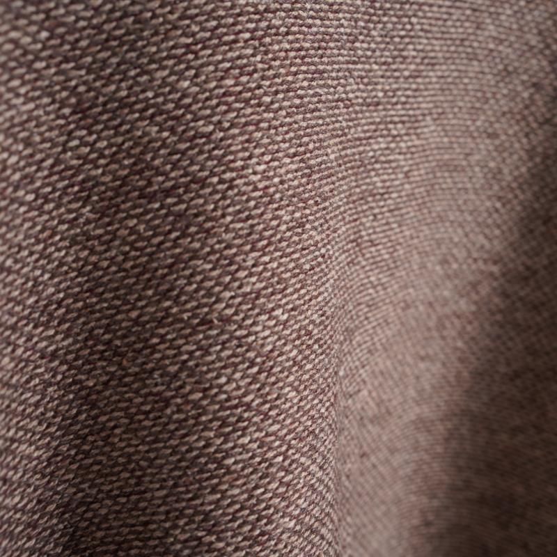 25A/WۡCale   SILK WOOl JACQUARD FLEECE PULLOVER  / BROWN