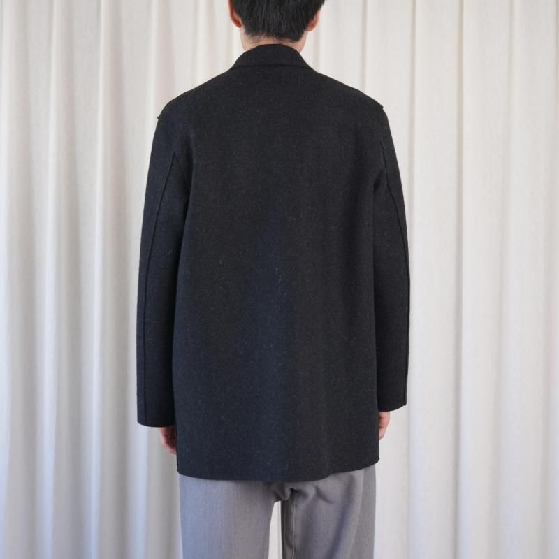 25A/WۡCale  WOOL FELT 2B JACKET / GRAY