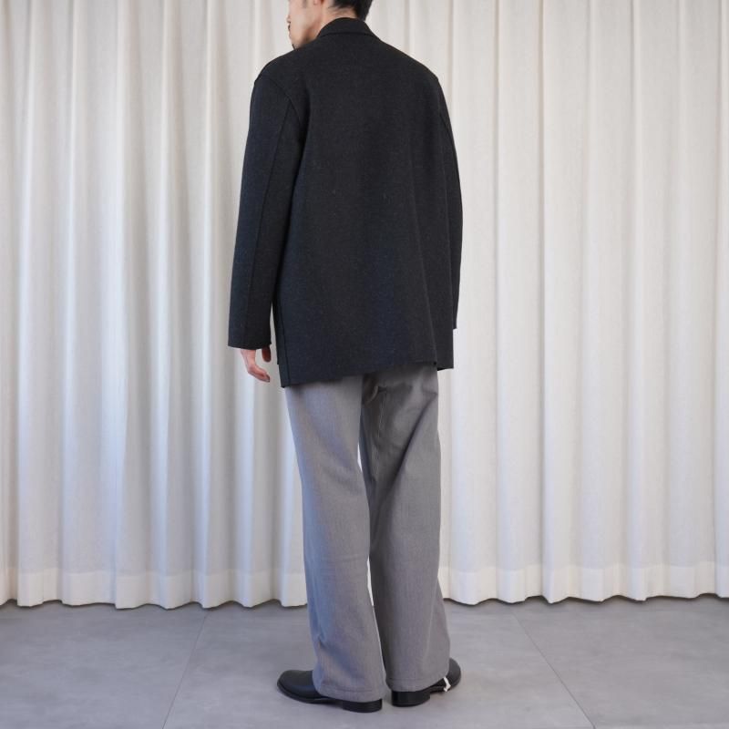25A/WۡCale  WOOL FELT 2B JACKET / GRAY