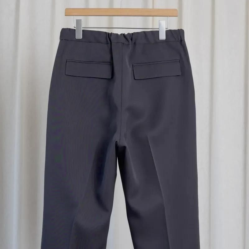 25A/WۡTHE RERACS 饯 THE EASY SLACKS WIDE / GUNMETAL GRAY
