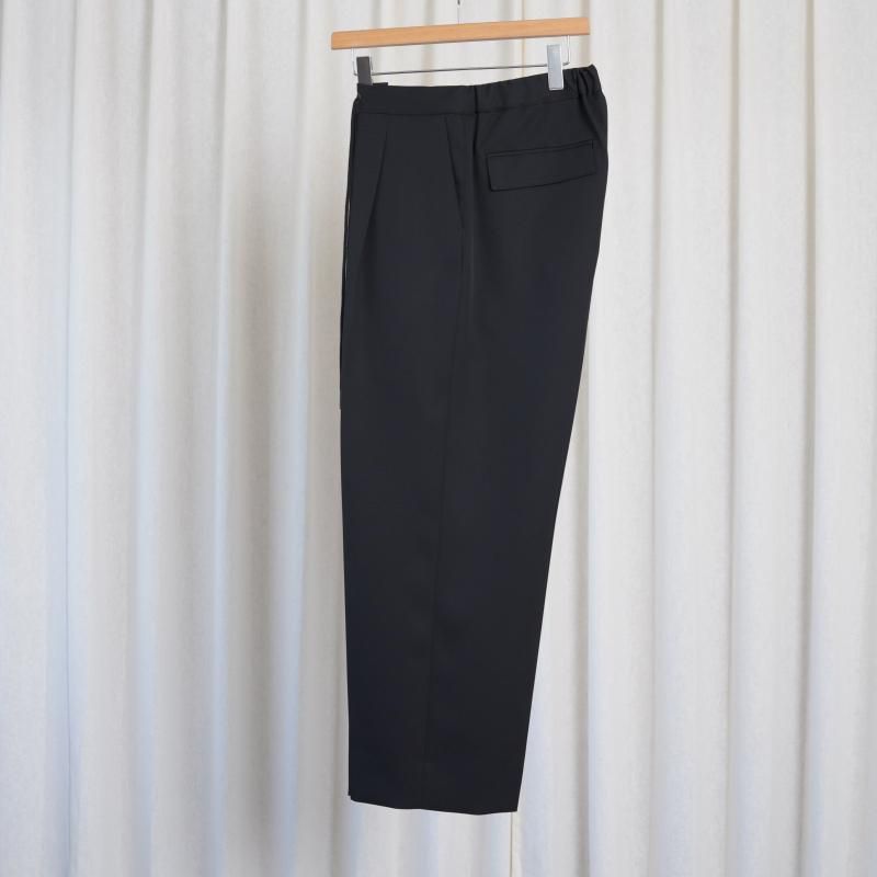 25A/WۡTHE RERACS 饯 THE EASY SLACKS WIDE / BLACK
