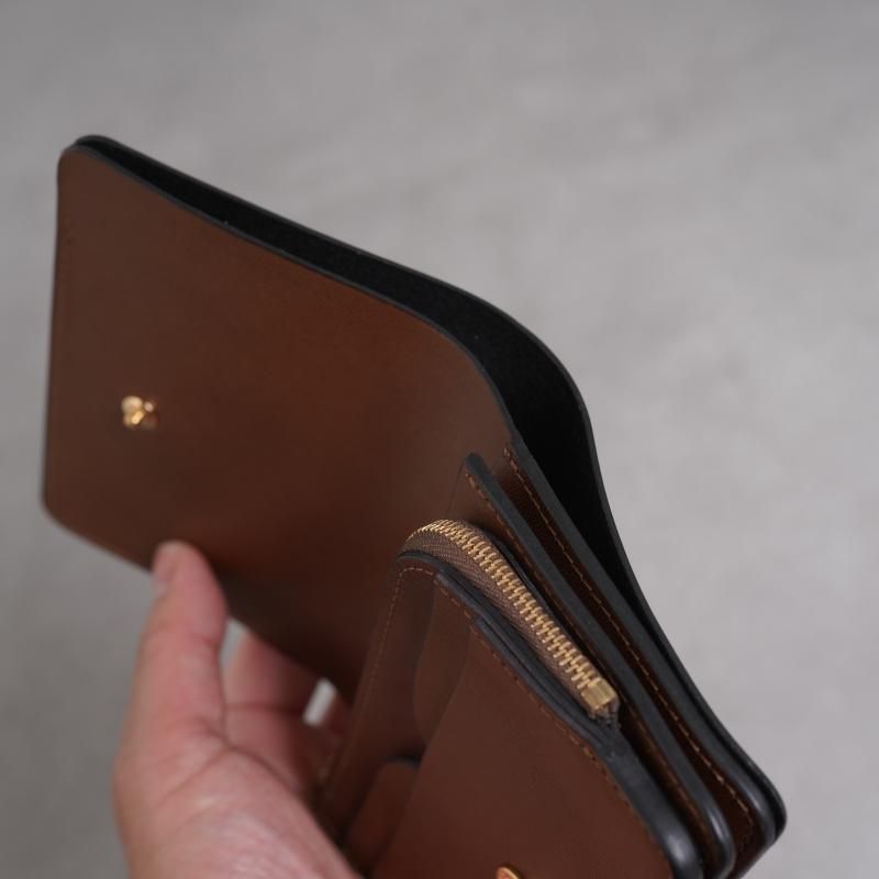 25A/W RESTOCKۡforme ե Short wallet ILCEA / BlackBrown