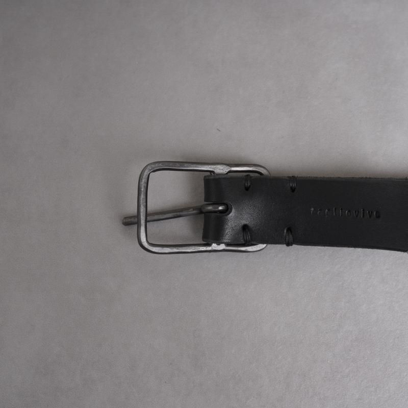 tagliovivo ꥪ RECTANGULAR BUCKLE LEATHER BELT 
