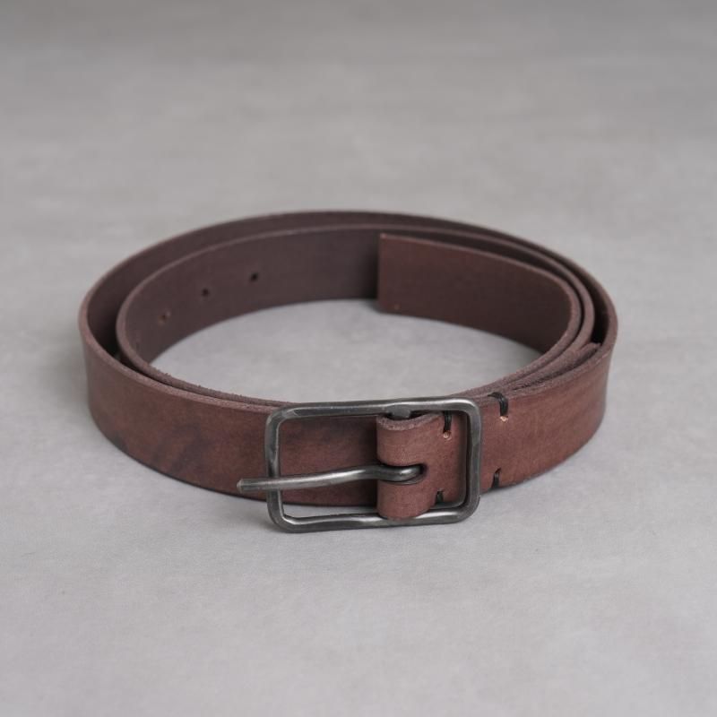 【tagliovivo タリオヴィヴォ】 RECTANGULAR BUCKLE LEATHER BELT