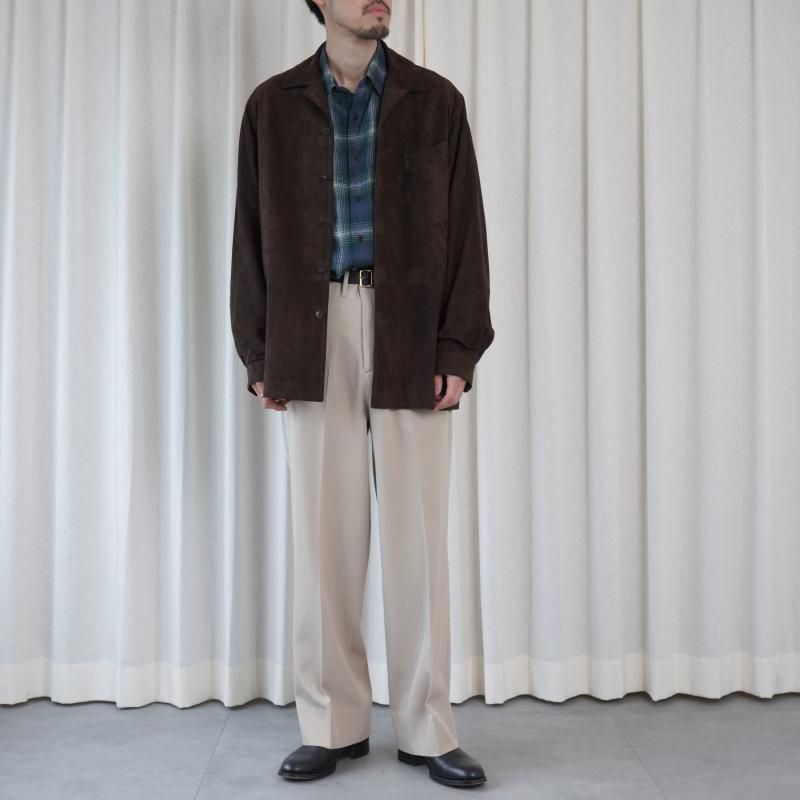 25A/W MAATEESONS ޡƥɥ󥺡 SUEDE SHIRTS JACKET / BROWN