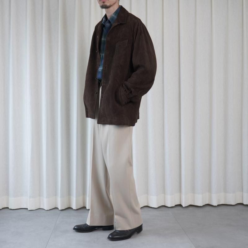 25A/W MAATEESONS ޡƥɥ󥺡 SUEDE SHIRTS JACKET / BROWN