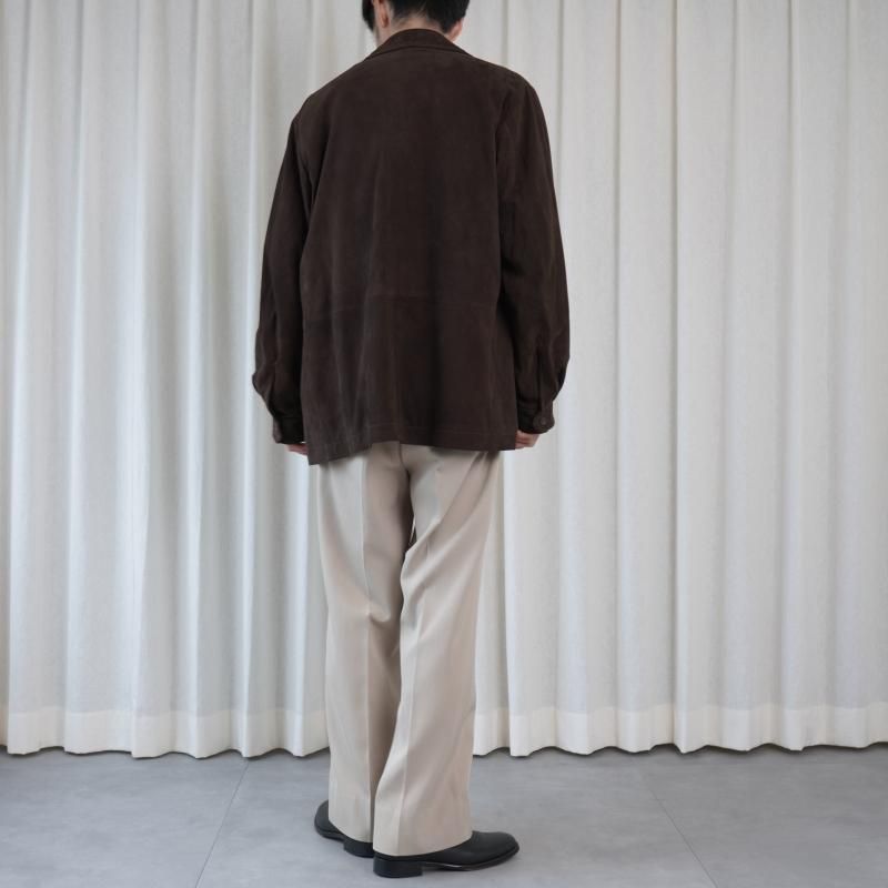 25A/W MAATEESONS ޡƥɥ󥺡 SUEDE SHIRTS JACKET / BROWN