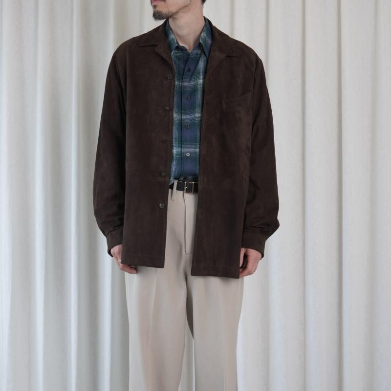 25A/W MAATEESONS ޡƥɥ󥺡 SUEDE SHIRTS JACKET / BROWN