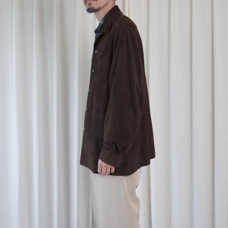 25A/W MAATEESONS ޡƥɥ󥺡 SUEDE SHIRTS JACKET / BROWN