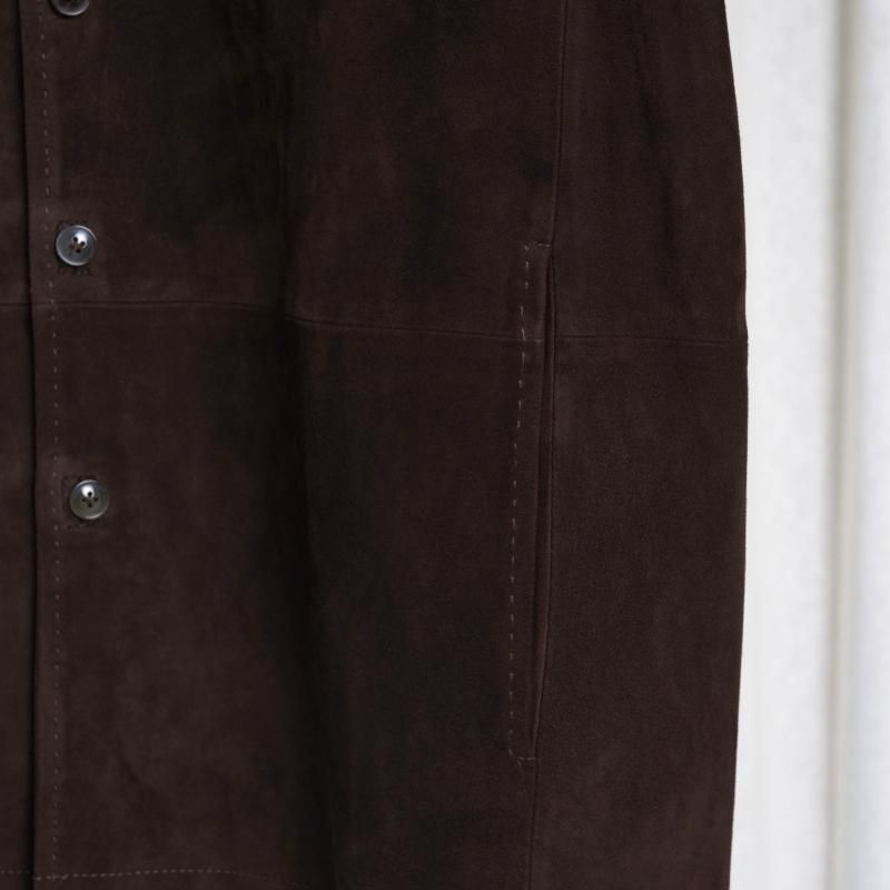 25A/W MAATEESONS ޡƥɥ󥺡 SUEDE SHIRTS JACKET / BROWN