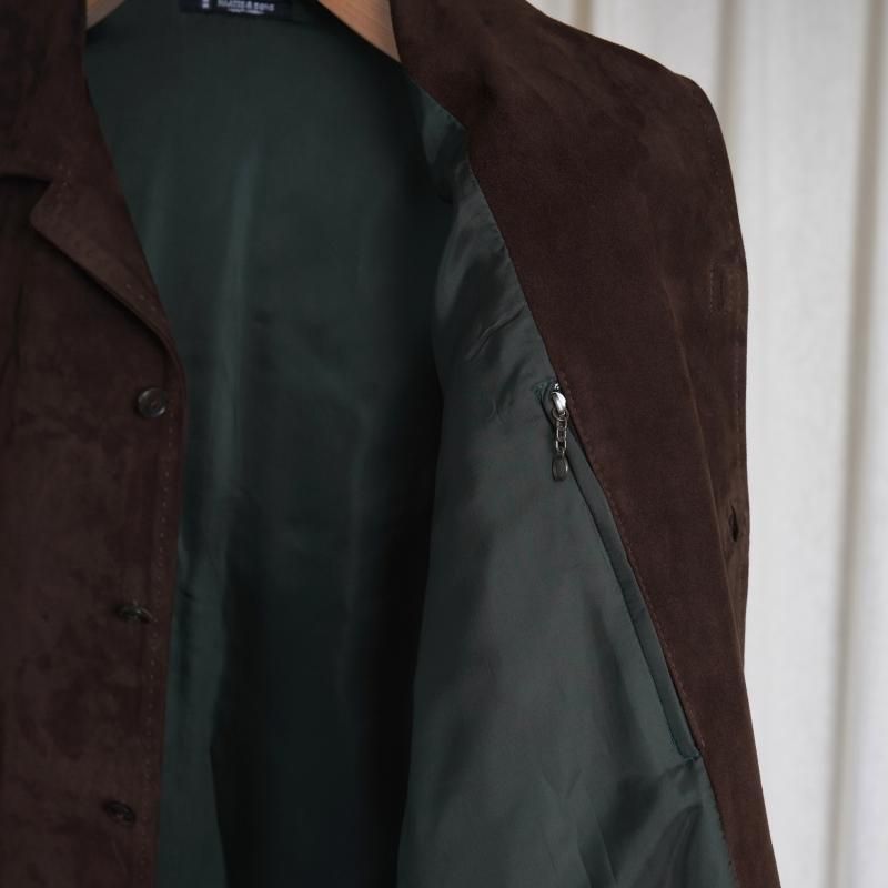 25A/W MAATEESONS ޡƥɥ󥺡 SUEDE SHIRTS JACKET / BROWN