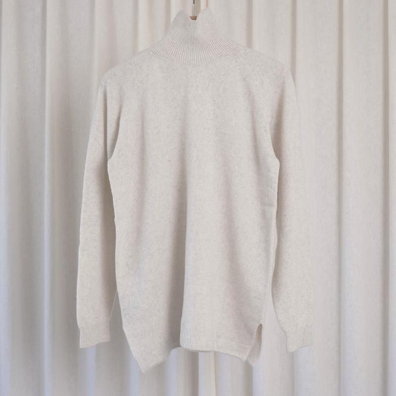 MITTAN ウルグアイウールセーター 薄灰 サイズ3 MITTAN KN-20 ウルグアイ ウールセーター 薄灰 | Routes*Roots