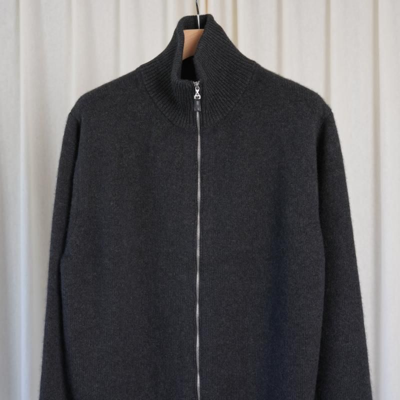 25A/WۡBATONER Хȥʡ MIDDLE WEIGHT INNOCENT CASHMERE DRIVERS KNIT  / MELANGE BLACK	