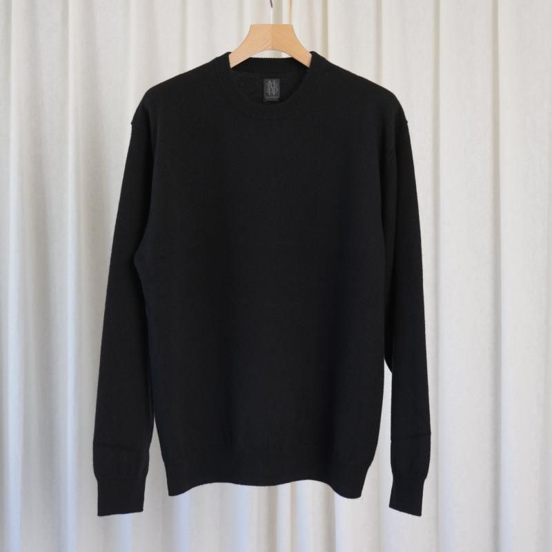 25A/W BATONER Хȥʡ INNOCENT CASHMERE CREW NECK  / SOLID BLACK	
