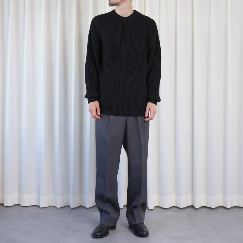 25A/W BATONER Хȥʡ INNOCENT CASHMERE CREW NECK  / SOLID BLACK	
