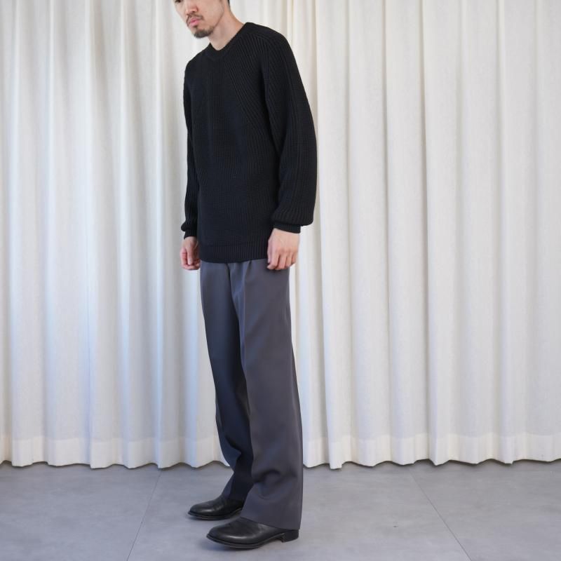 25A/W BATONER Хȥʡ INNOCENT CASHMERE CREW NECK  / SOLID BLACK	
