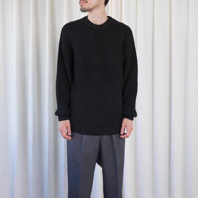 25A/W BATONER Хȥʡ INNOCENT CASHMERE CREW NECK  / SOLID BLACK	

