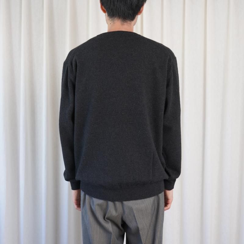 25A/W BATONER Хȥʡ INNOCENT CASHMERE CREW NECK  /	MELANGE BLACK
