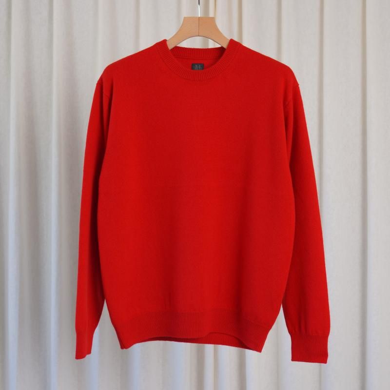 25A/W BATONER Хȥʡ INNOCENT CASHMERE CREW NECK  / RED

