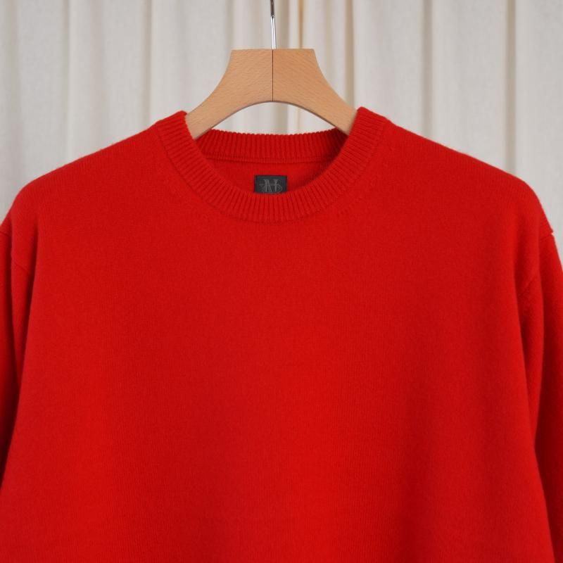 25A/W BATONER Хȥʡ INNOCENT CASHMERE CREW NECK  / RED
