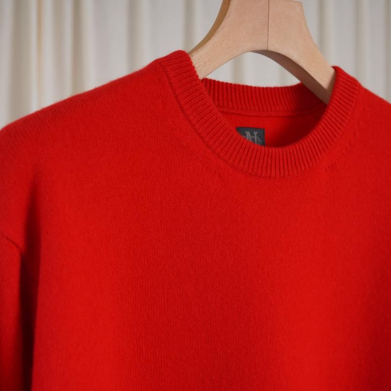25A/W BATONER Хȥʡ INNOCENT CASHMERE CREW NECK  / RED
