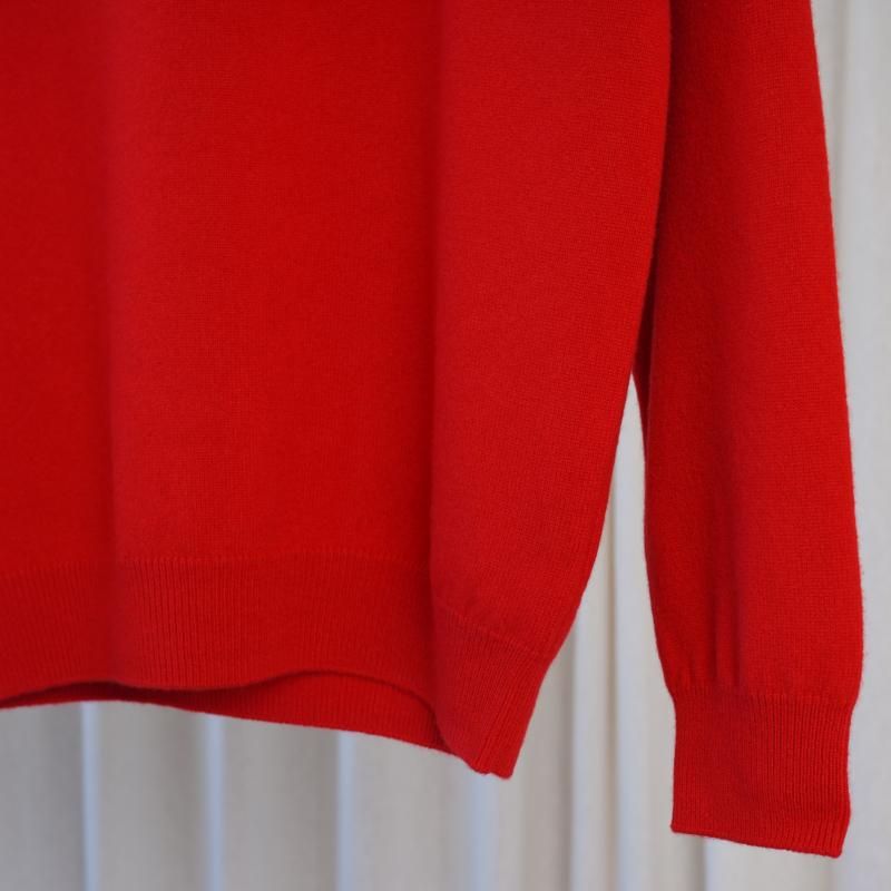 25A/W BATONER Хȥʡ INNOCENT CASHMERE CREW NECK  / RED
