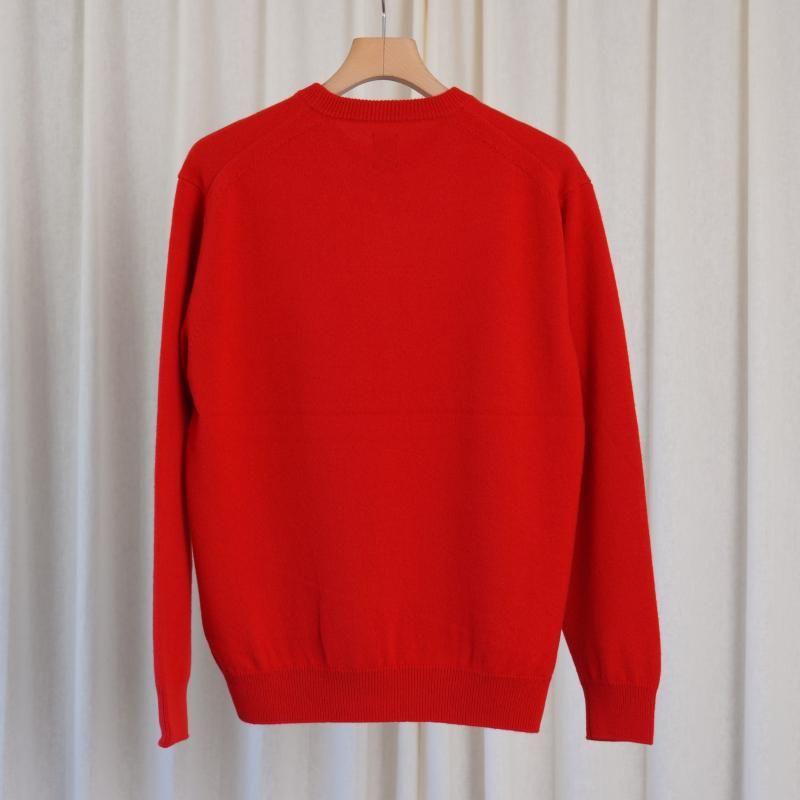 25A/W BATONER Хȥʡ INNOCENT CASHMERE CREW NECK  / RED
