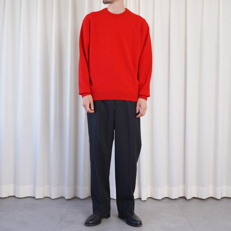 25A/W BATONER Хȥʡ INNOCENT CASHMERE CREW NECK  / RED
