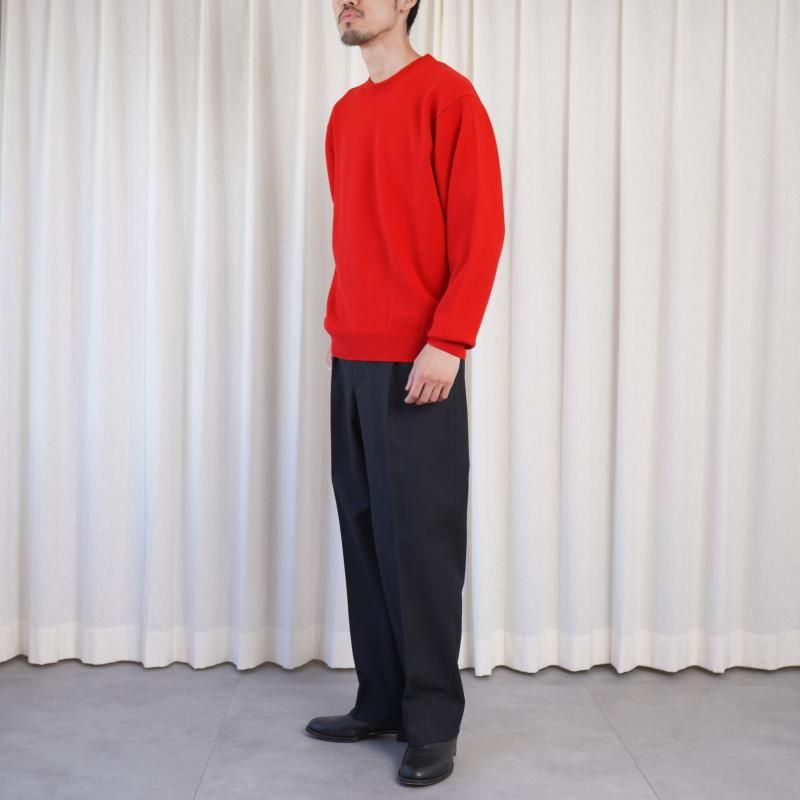 25A/W BATONER Хȥʡ INNOCENT CASHMERE CREW NECK  / RED
